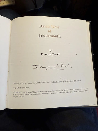 DAVID WEST OF LOSSIEMOUTH : Duncan Wood (SIGNED COPY) : Scottish Art 2000