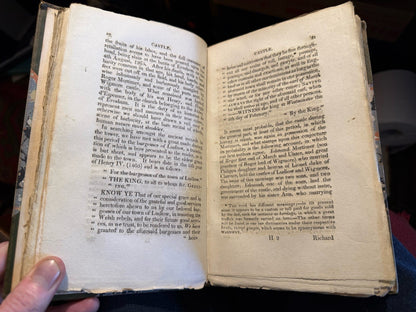 1811 Description of the Town of Ludlow (Shropshire) Account of Castle & Environs