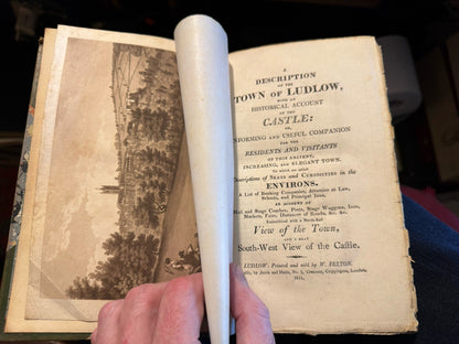 1811 Description of the Town of Ludlow (Shropshire) Account of Castle & Environs