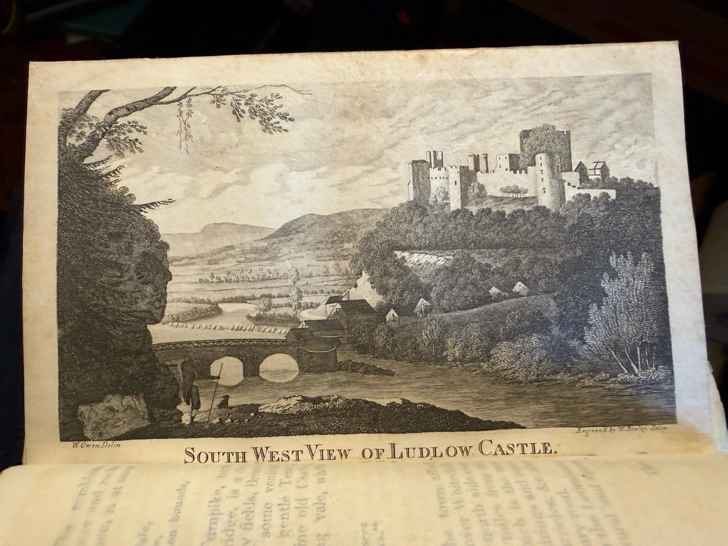 1811 Description of the Town of Ludlow (Shropshire) Account of Castle & Environs