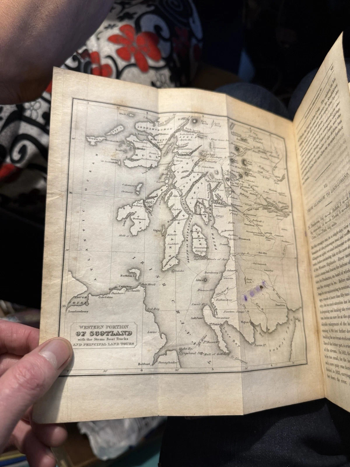 1831 Lumsden & Son's Steam Boat Companion : Western Highlands of Scotland