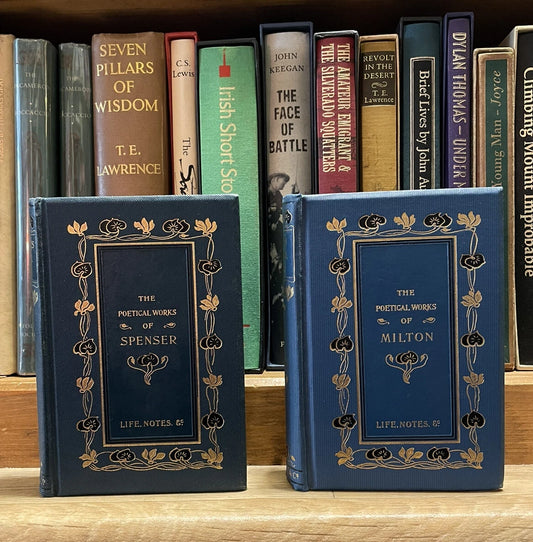The Poetical Works of Milton & Spenser (2 Vols) Decorative Uniform Cloth Binding