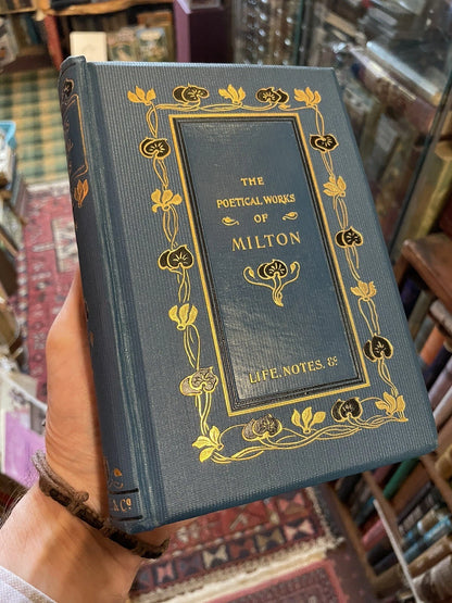 The Poetical Works of Milton & Spenser (2 Vols) Decorative Uniform Cloth Binding