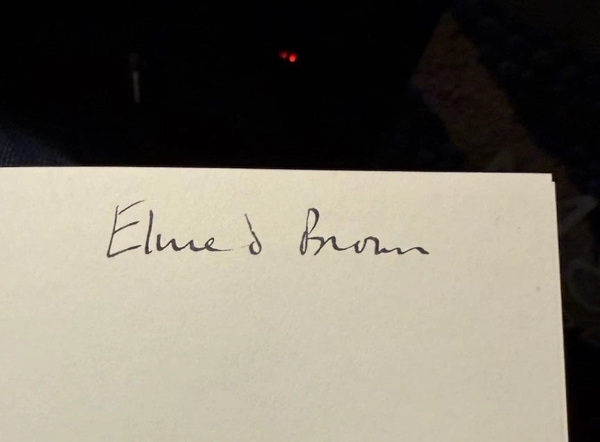 Norman MacCaig : Collected Poems (With Signed Letter to Eluned Brown) 1985