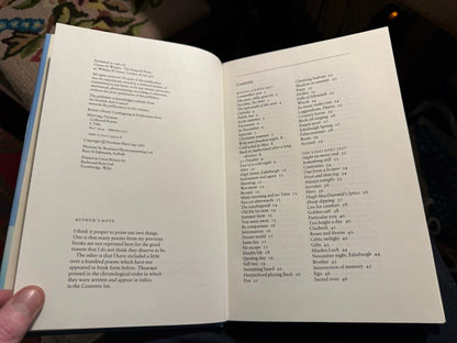 Norman MacCaig : Collected Poems (With Signed Letter to Eluned Brown) 1985