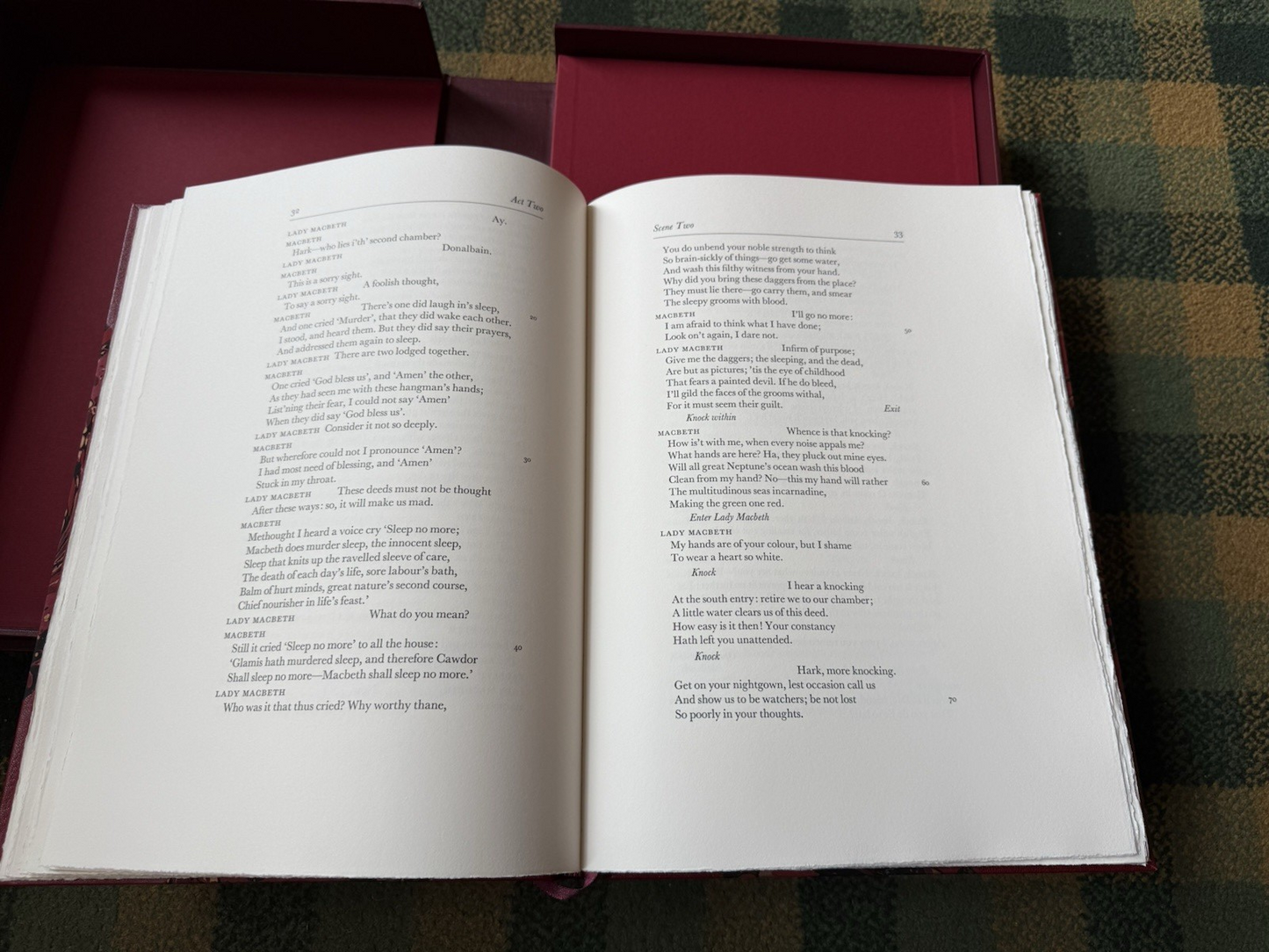 William Shakespeare Macbeth Folio Society Letterpress 2007 Limited Edition