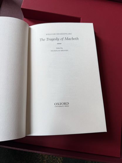 William Shakespeare Macbeth Folio Society Letterpress 2007 Limited Edition