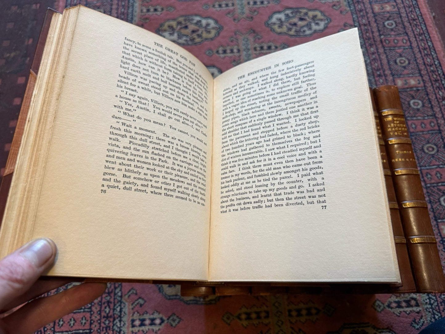 The Works of Arthur Machen (9 vols) Caerleon Edition : Signed : Riviere & Son