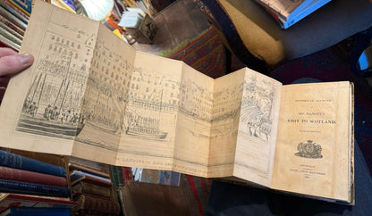 1822 A Historical Account of His Majesty's Visit to Scotland : Fold-out Plates
