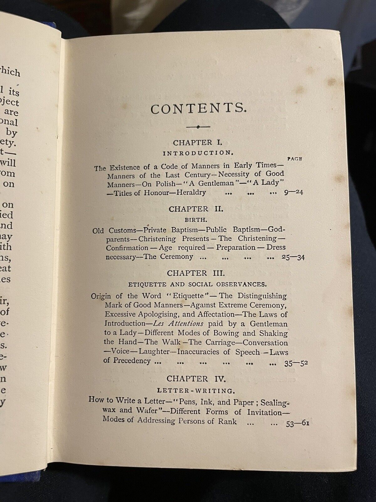 c.1875 Manners of Modern Society : Being a Book of Etiquette : Social Education