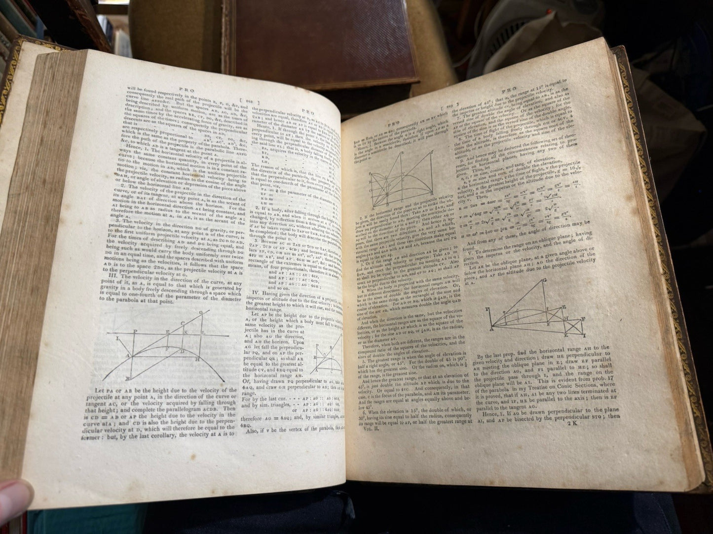 1815 The Philosophical and Mathematical Dictionary (2 Vols) Charles Hutton