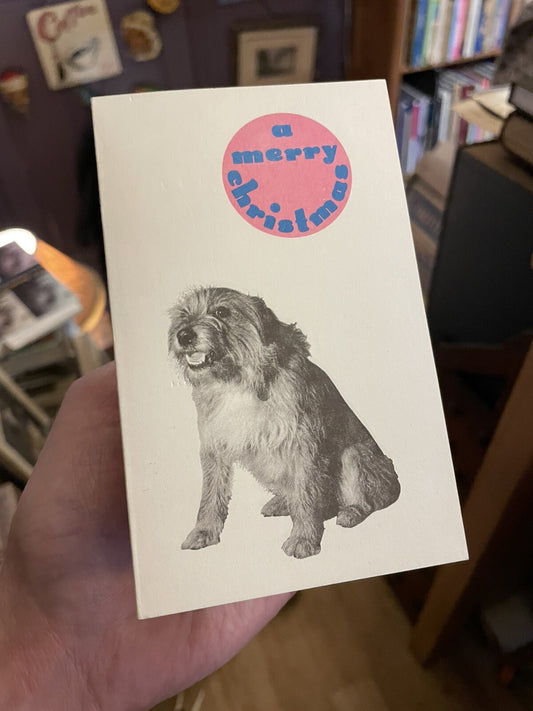 Hugh MacDiarmid (C M Grieve) & Valda Christmas Card to John Updike Booksellers