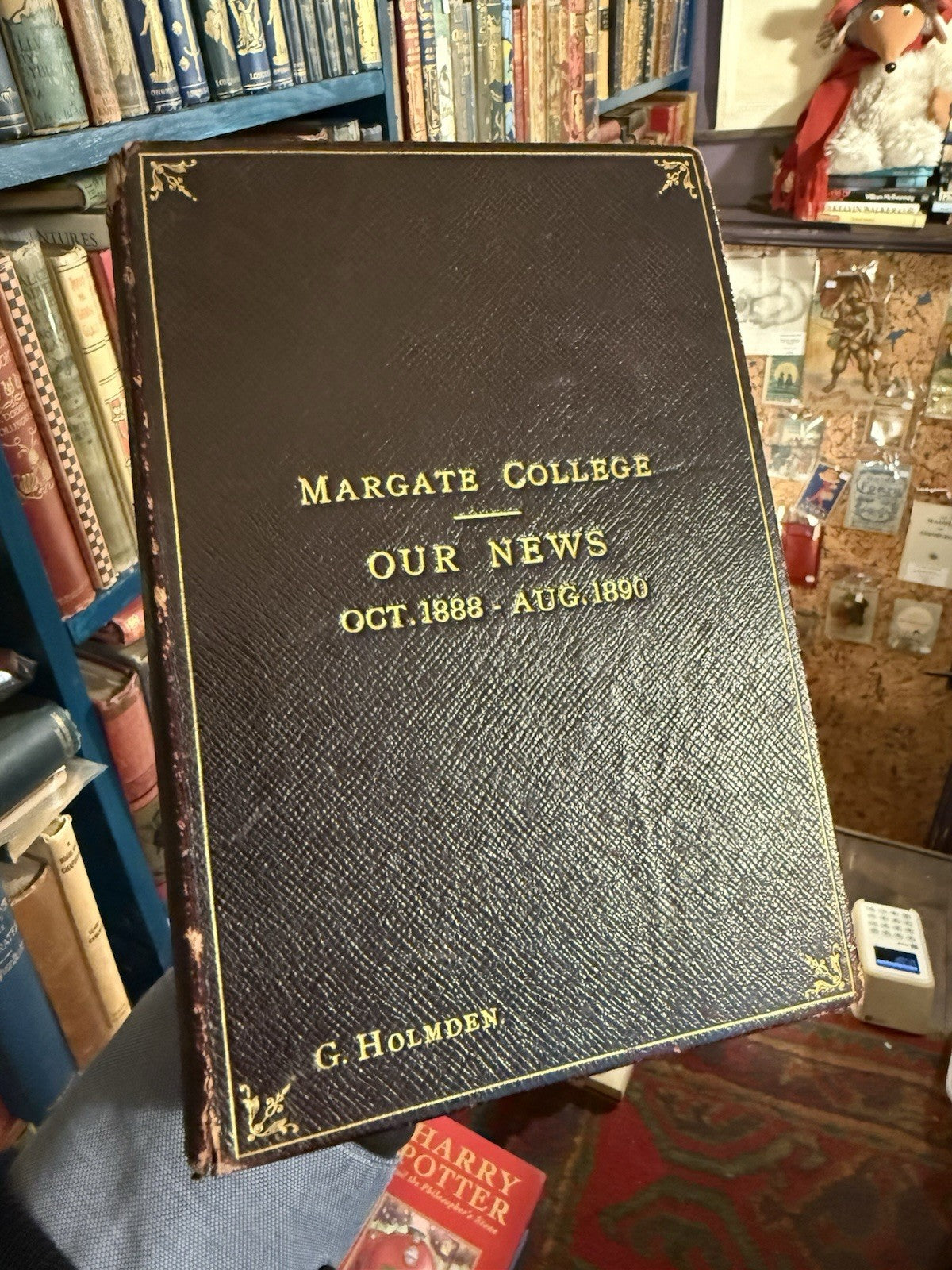 Margate College (Kent) Our News : Oct 1888 - Aug 1890 School Magazine Cricket