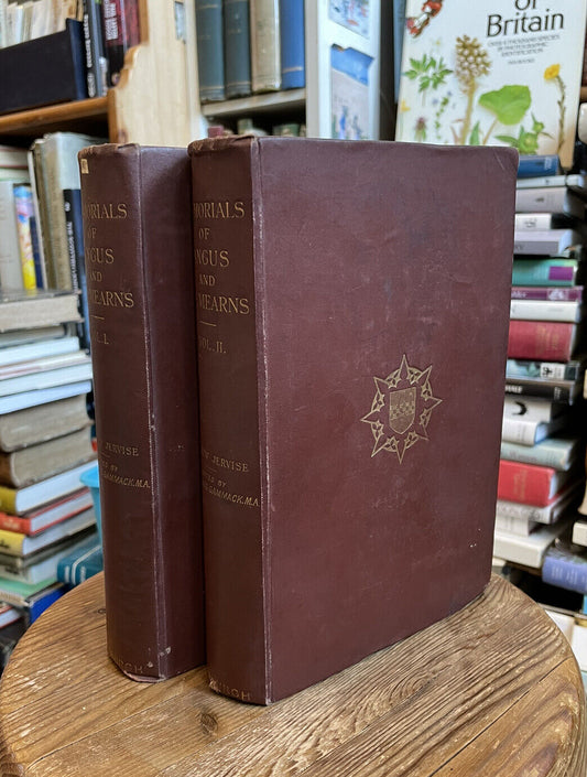 1885 Memorials of Angus and the Mearns : Jervise : Illustrated History Scotland