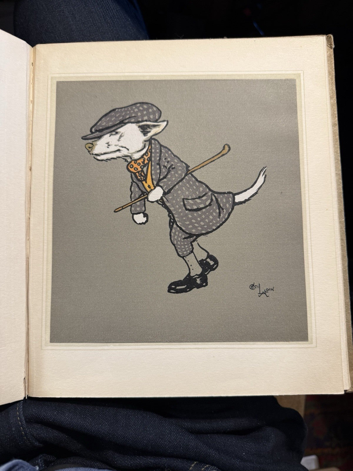 Cecil Aldin's Merry Party : Anthropomorphic Pigs, Dogs, Cats : Scarce 1st Ed