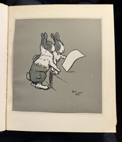 Cecil Aldin's Merry Party : Anthropomorphic Pigs, Dogs, Cats : Scarce 1st Ed