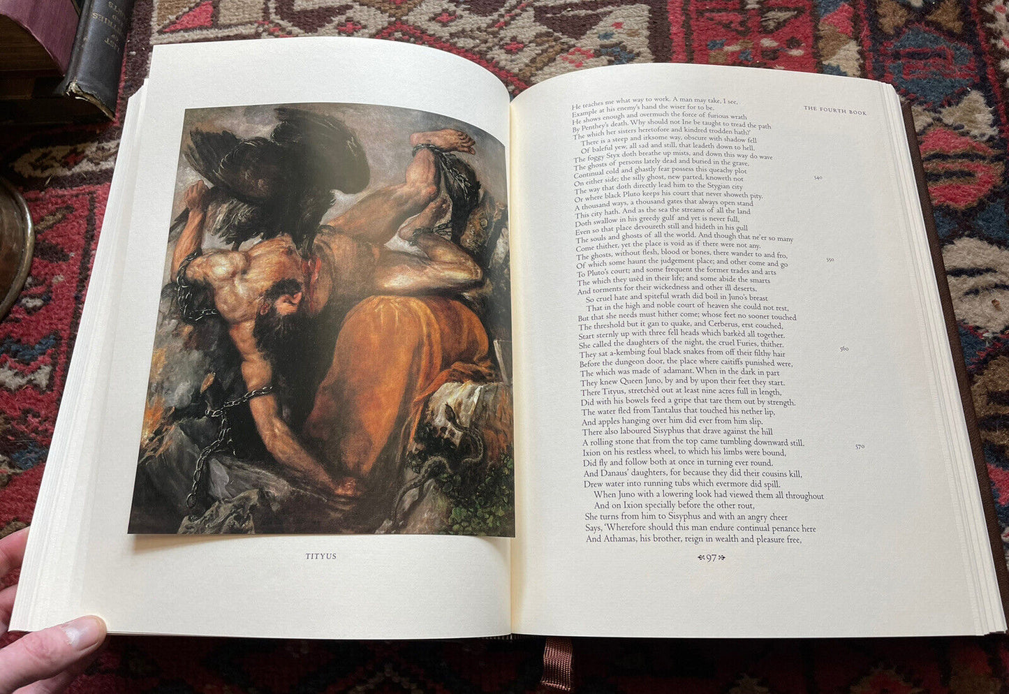 Ovid's Metamorphoses : Ltd Edition : Folio Society : Full Leather in Clamshell Box