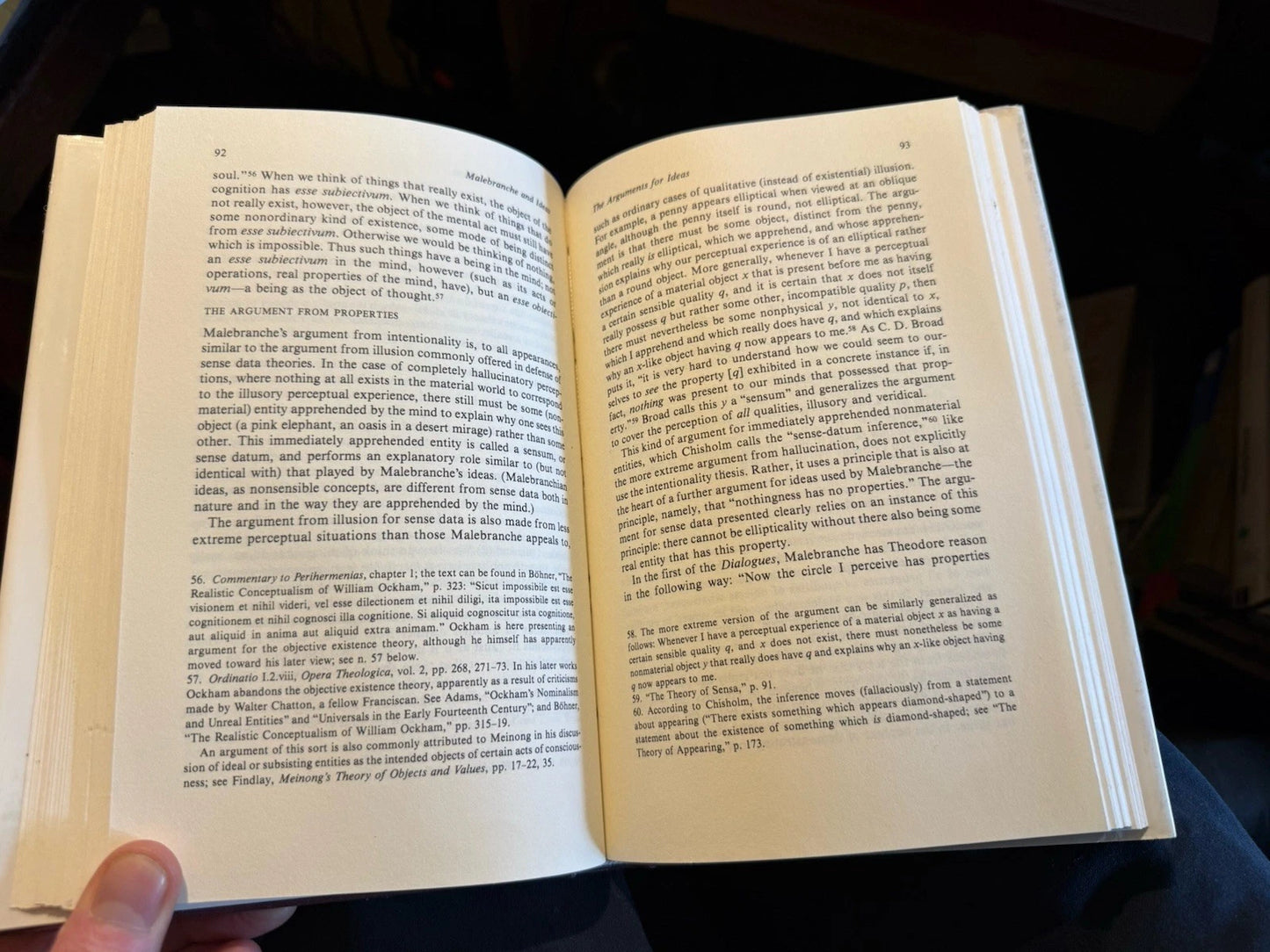 Malebranche and Ideas : Steven Nadler : French Philosophy : Oxford 1992