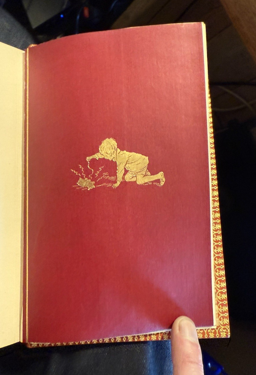 A A Milne : Now We Are Six : 1st/1st : Fine Binding (Baynun Riviere) 1927