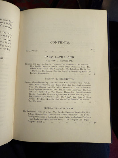 W. W. Greener : Modern Shot Guns : Trap Shooting : Accessories : 1st Ed 1888