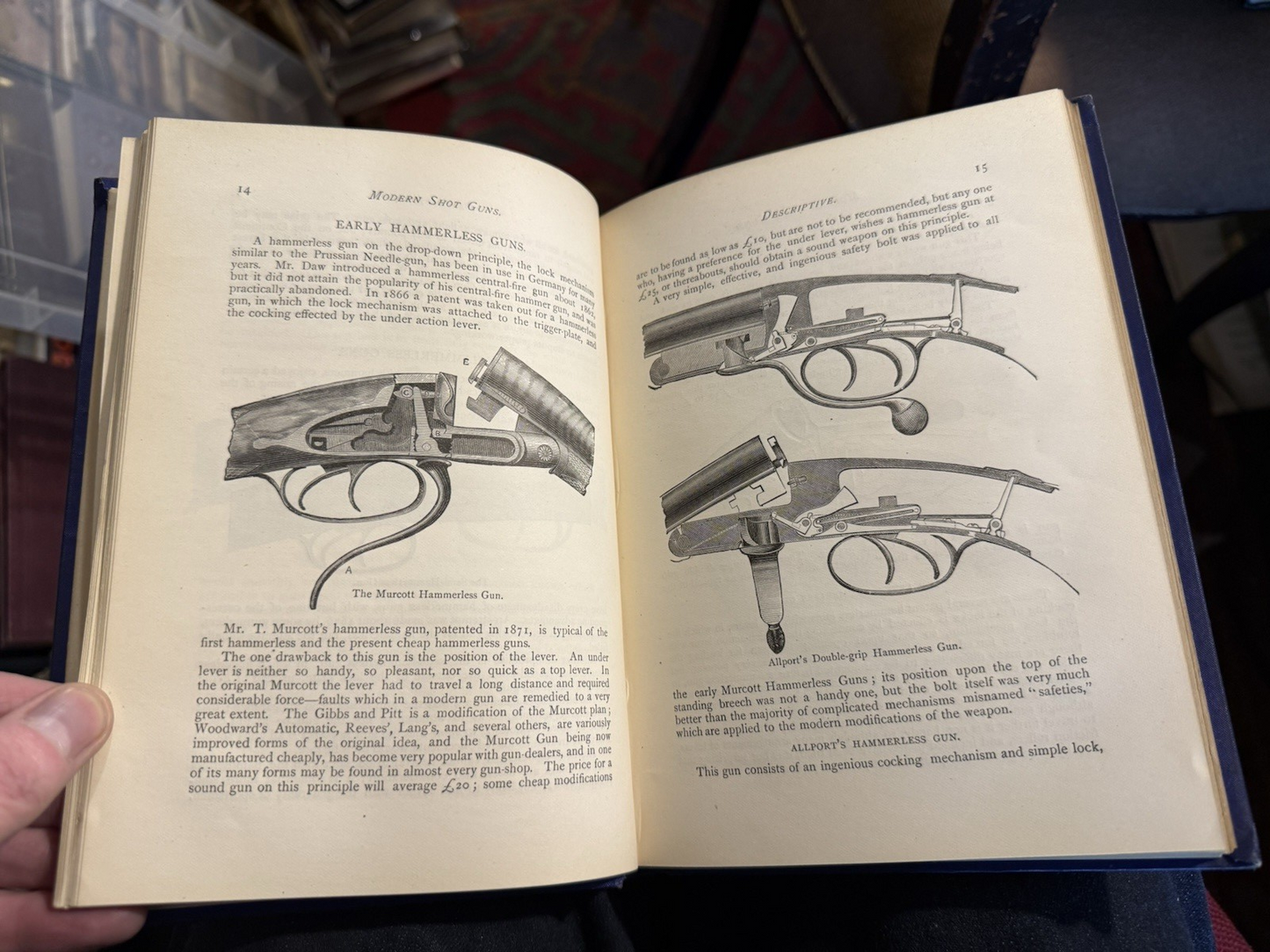 W. W. Greener : Modern Shot Guns : Trap Shooting : Accessories : 1st Ed 1888