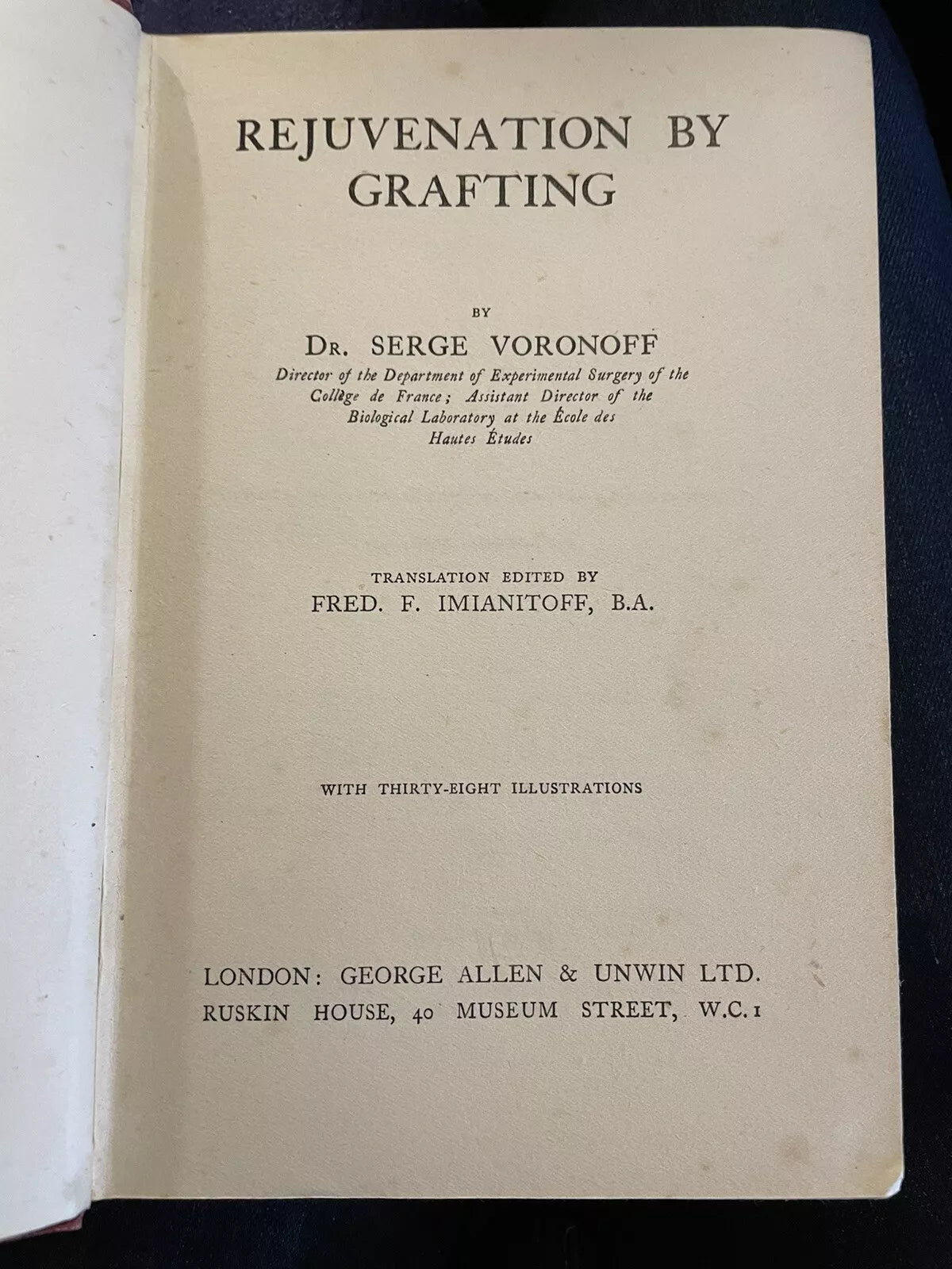 Rejuvenation By Grafting : Testicular Grafting from Monkey to Man : Medical 1925