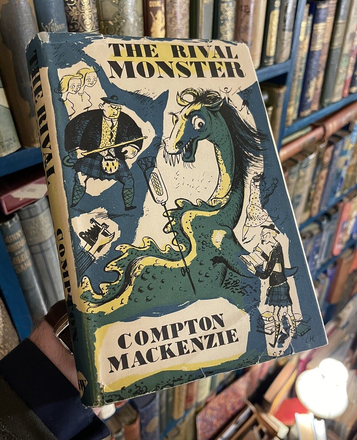 Compton Mackenzie : The Rival Monster : First Edition 1952 ( In Dust Jacket)