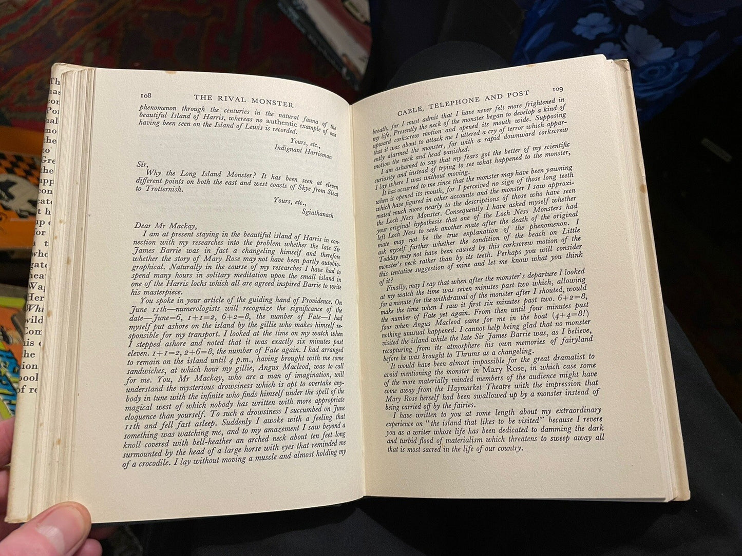 Compton Mackenzie : The Rival Monster : First Edition 1952 ( In Dust Jacket)