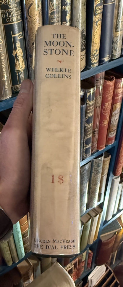 c.1927 Wilkie Collins : The Moonstone : Original Dust Jacket : Astor Library Ed