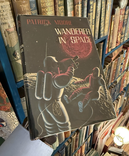 1961 Patrick Moore : Wanderer in Space : 1st Edition : Science Fiction