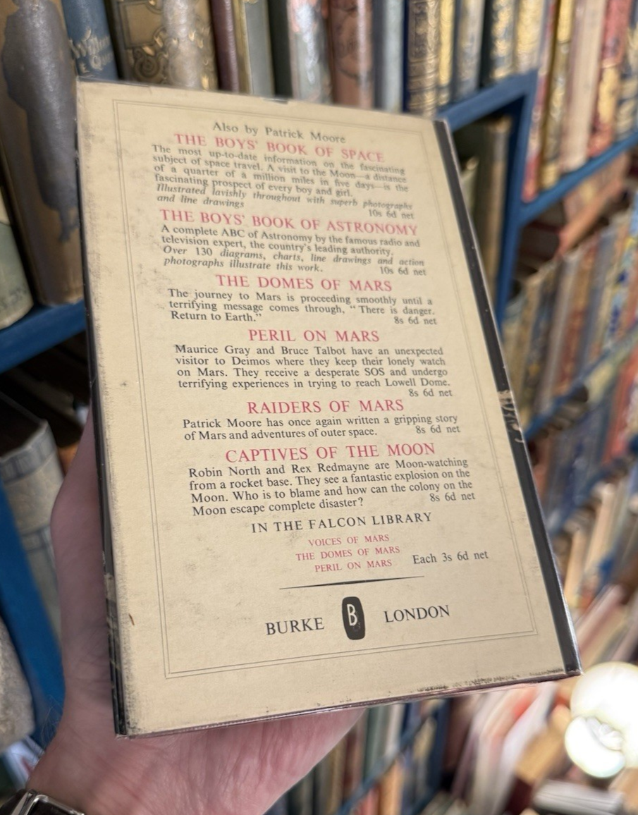 1961 Patrick Moore : Wanderer in Space : 1st Edition : Science Fiction
