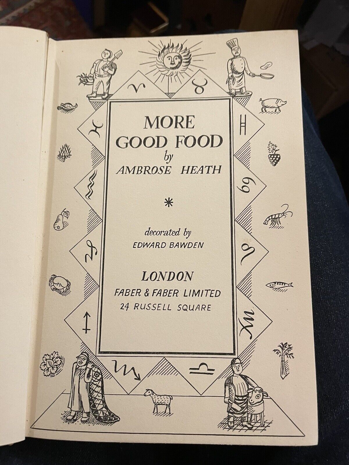 1933 Ambrose Heath : More Good Food : First Edition in Dust Jacket