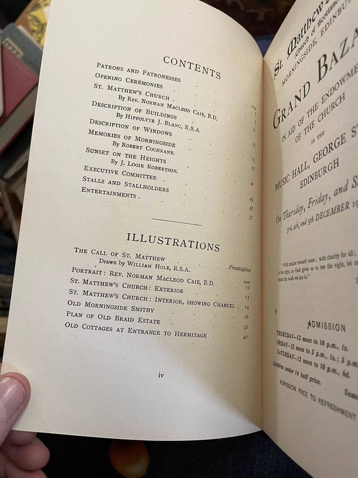 1908 About St Matthews Morningside : Local Memories : Edinburgh