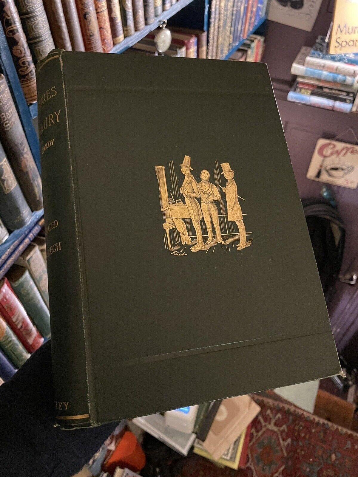1886 Smith's Adventures of Mr. Ledbury : John Leech : Edwin A Dawes : Magician