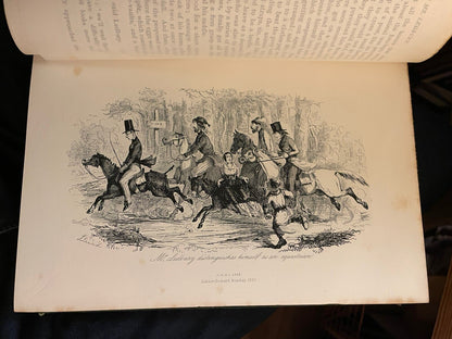 1886 Smith's Adventures of Mr. Ledbury : John Leech : Edwin A Dawes : Magician