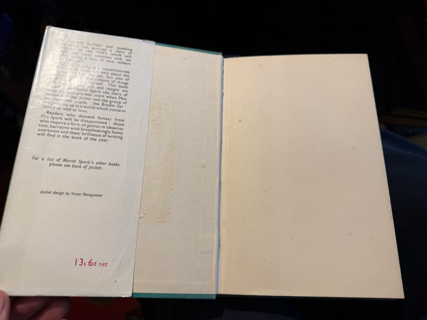 Muriel Spark : The Prime of Miss Jean Brodie : First Edition 1961