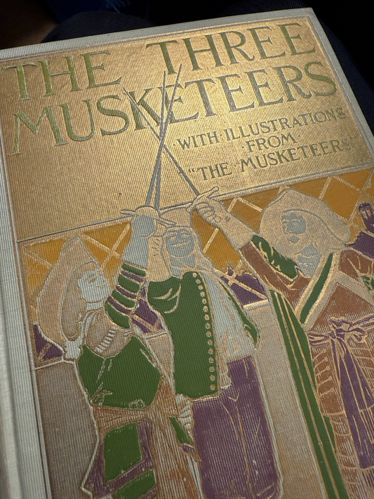 1900 The Three Muskateers : Alexandre Dumas : "Green Room Edition"
