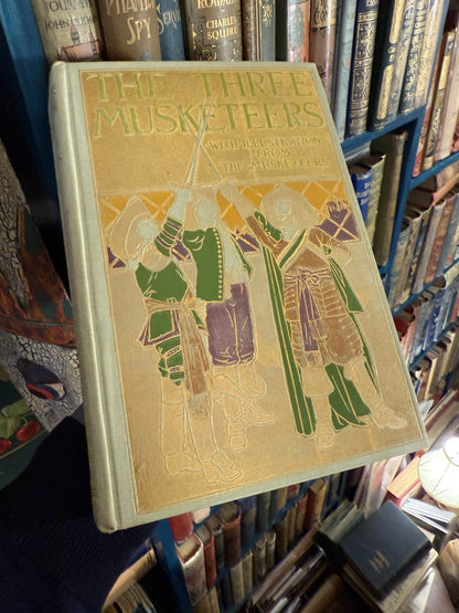 1900 The Three Muskateers : Alexandre Dumas : "Green Room Edition"