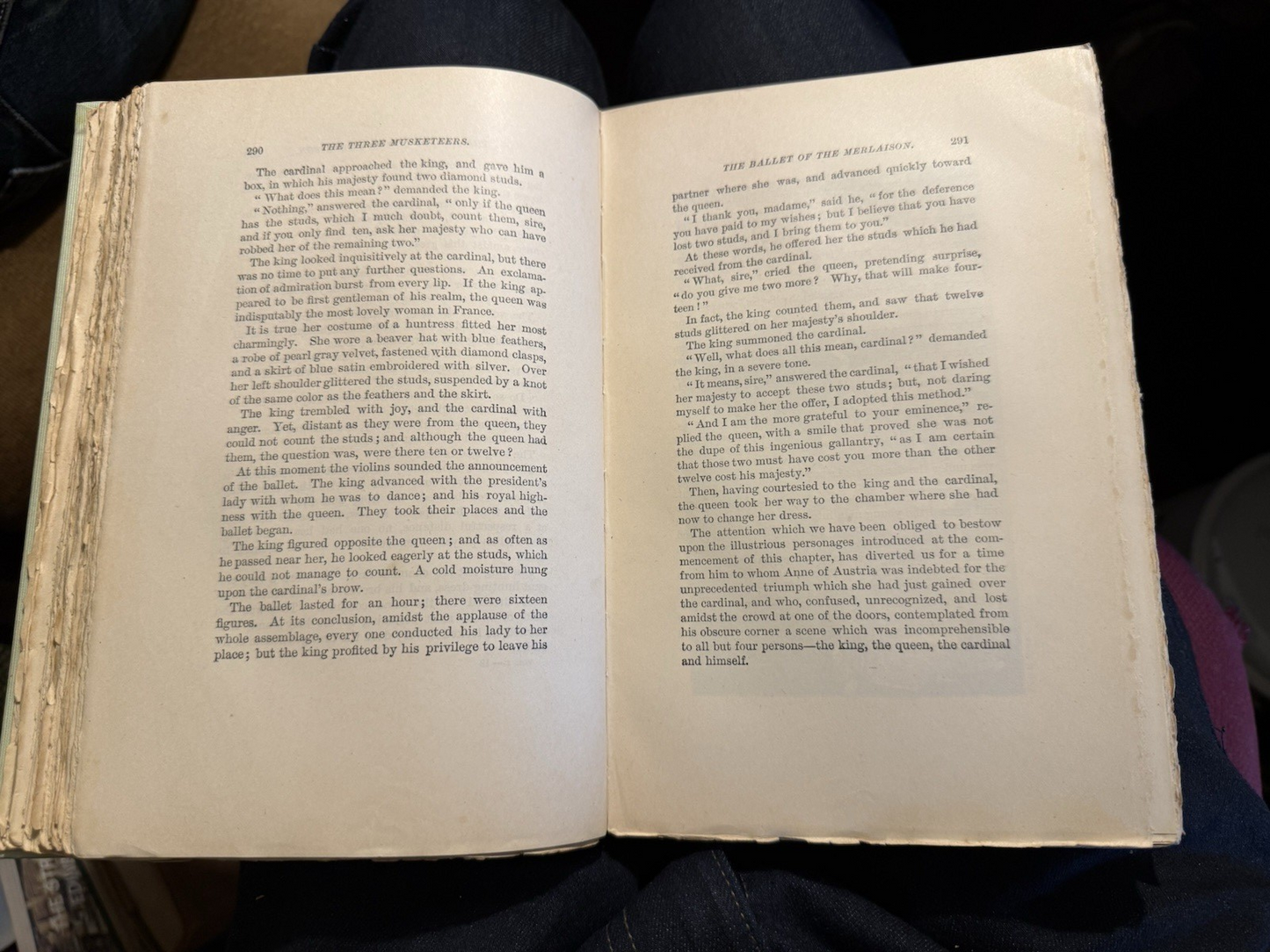 1900 The Three Muskateers : Alexandre Dumas : "Green Room Edition"