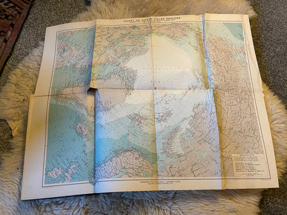 1898 NANSENS FARTHEST NORTH (2 Vols) POLAR EXPLORATION Illustrated MAPS