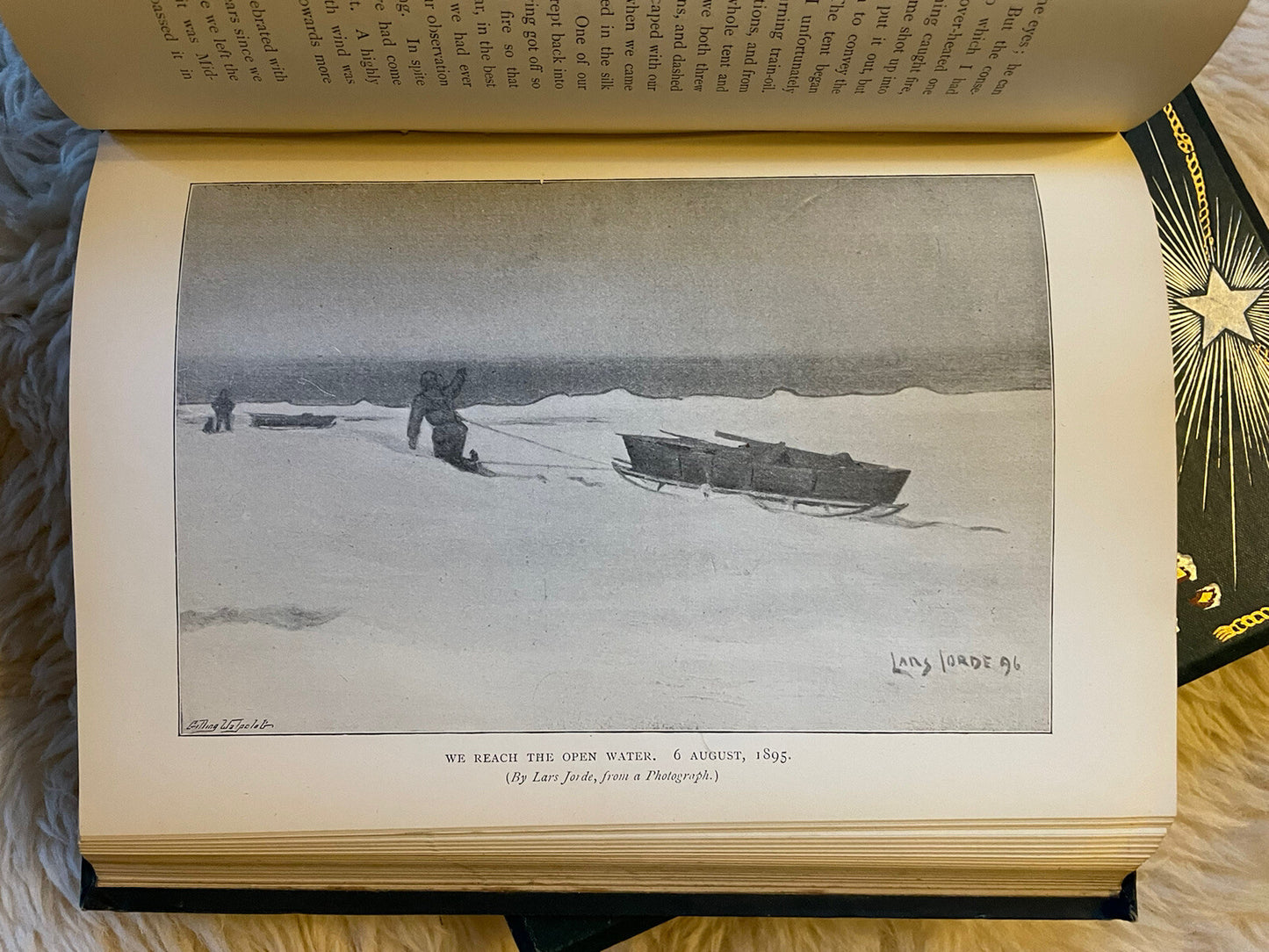 1898 NANSENS FARTHEST NORTH (2 Vols) POLAR EXPLORATION Illustrated MAPS