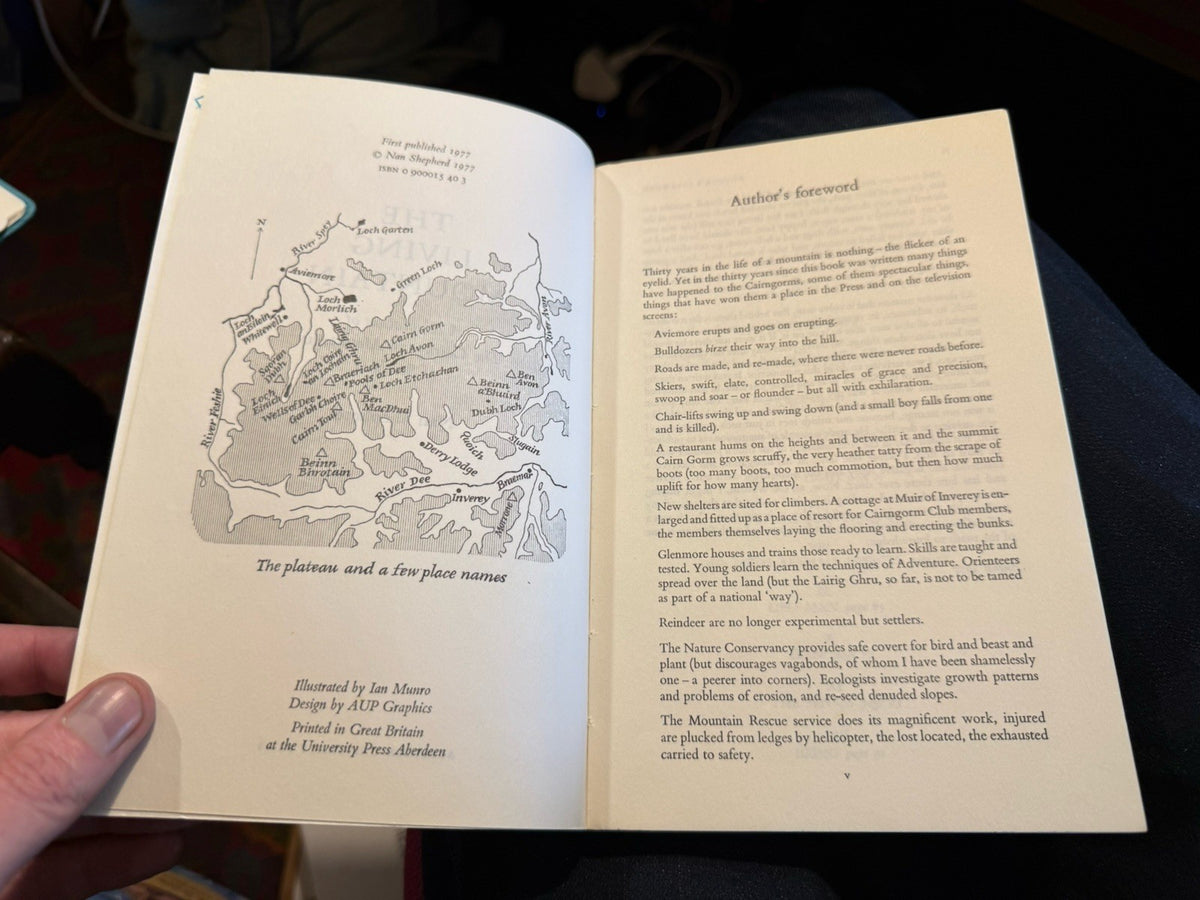 Nan Shepherd : The Living Mountain : Cairngorm Mountains : 1st/1st 1977