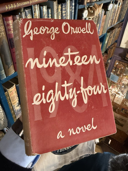 1949 George Orwell : Nineteen Eighty-Four : First Edition / First Printing in DW