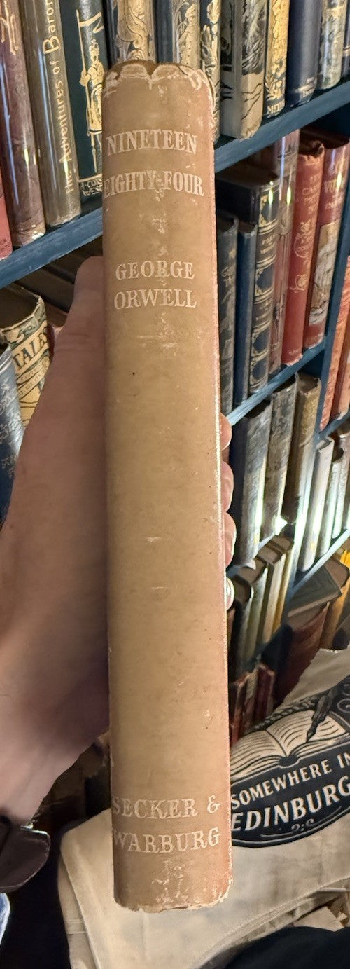 1949 George Orwell : Nineteen Eighty-Four : First Edition / First Printing in DW