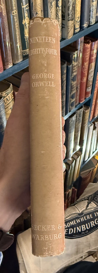 1949 George Orwell : Nineteen Eighty-Four : First Edition / First Printing in DW