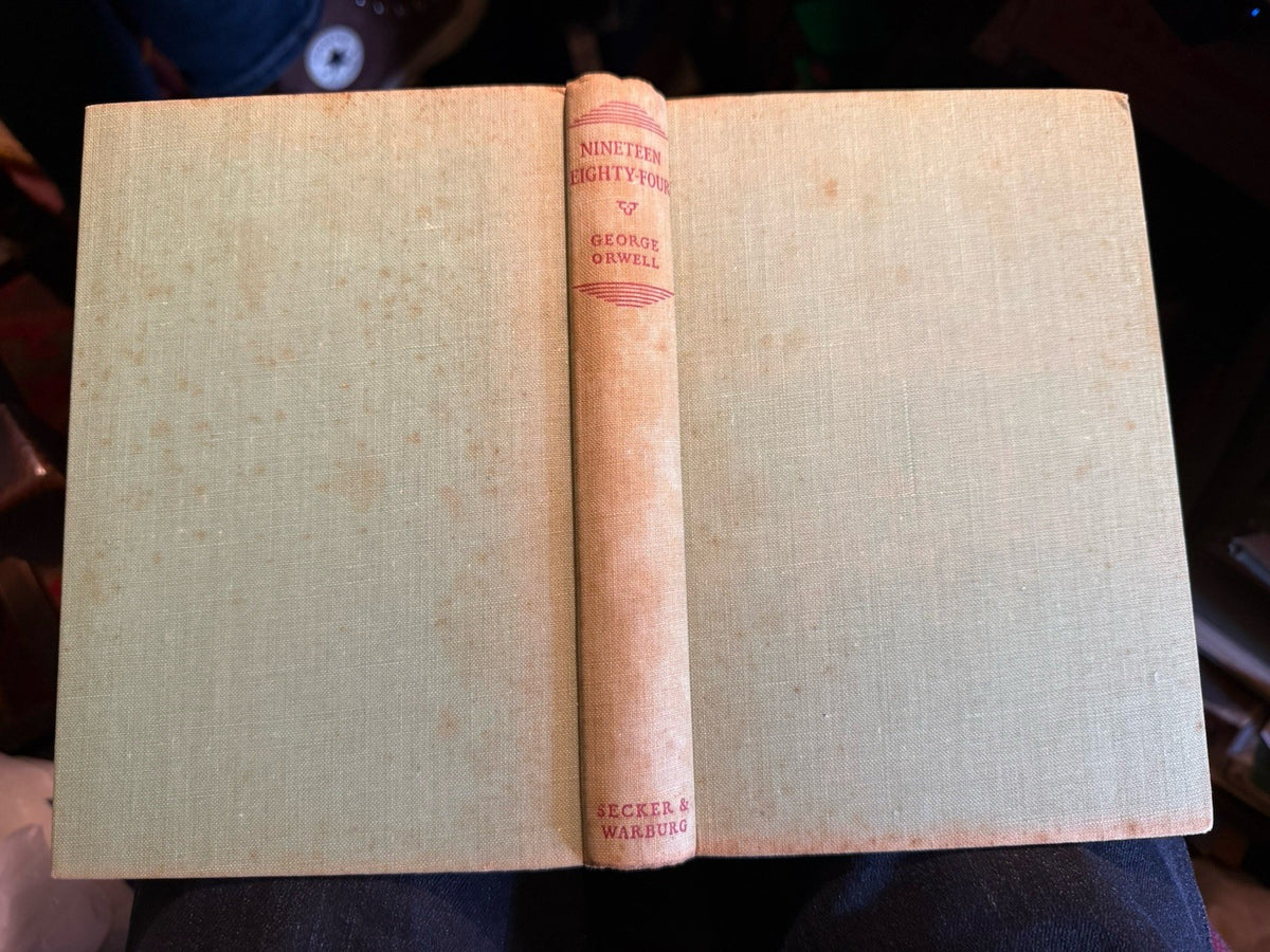 1949 George Orwell : Nineteen Eighty-Four : First Edition / First Printing in DW