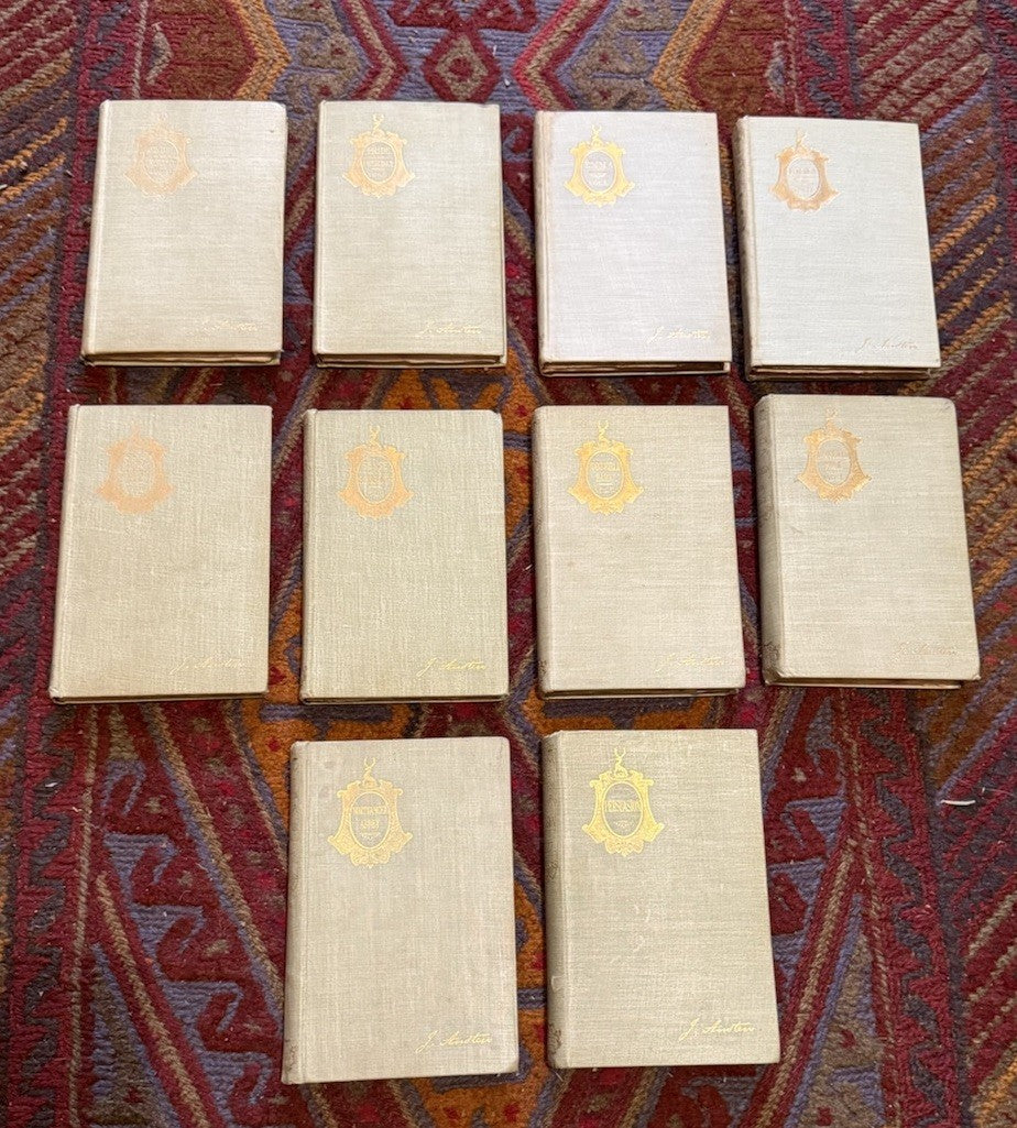 1882 The Novels of Jane Austen : Dent : First Edition Thus except Emma : VG