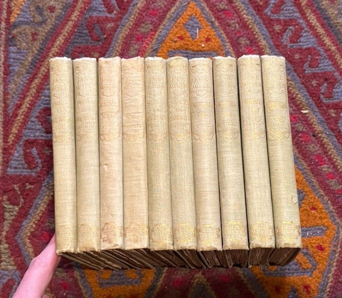 1882 The Novels of Jane Austen : Dent : First Edition Thus except Emma : VG