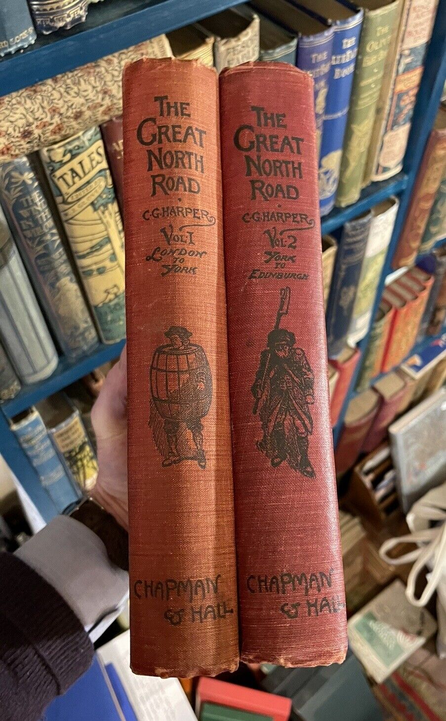 Harper's The Great North Road (2 Vols) Old Mail Road to Scotland 1901