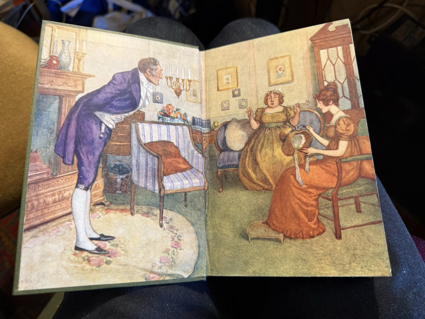 Jane Austen : Northanger Abbey : Colour Illustrations by A. Wallis Mills 1908